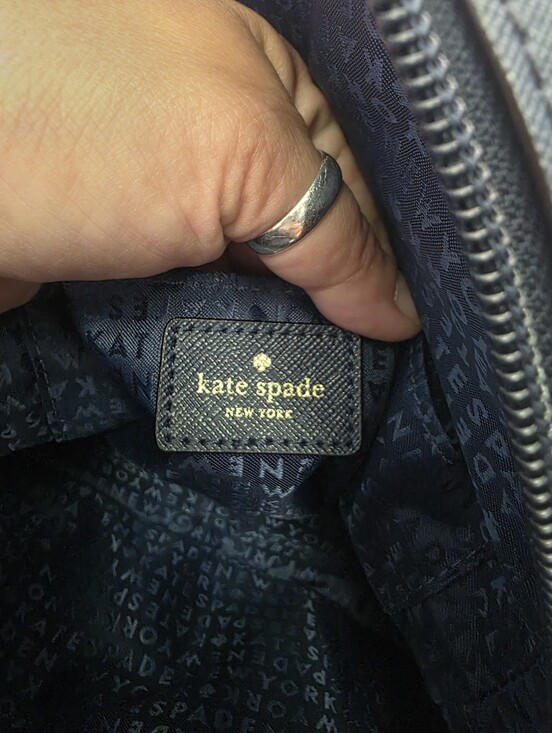 Kate Spade Navy Glitter Dot Mini Backpack main image 4